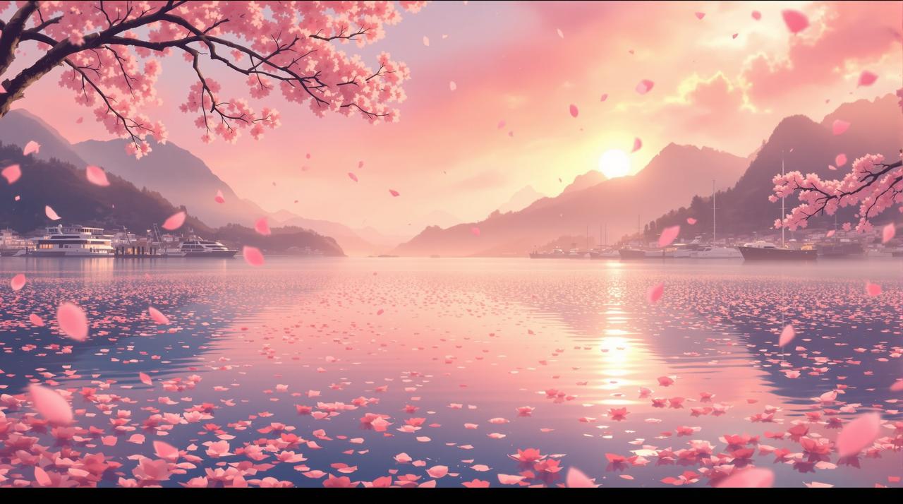 蕃茄短剧 - 浪漫动漫风格插画